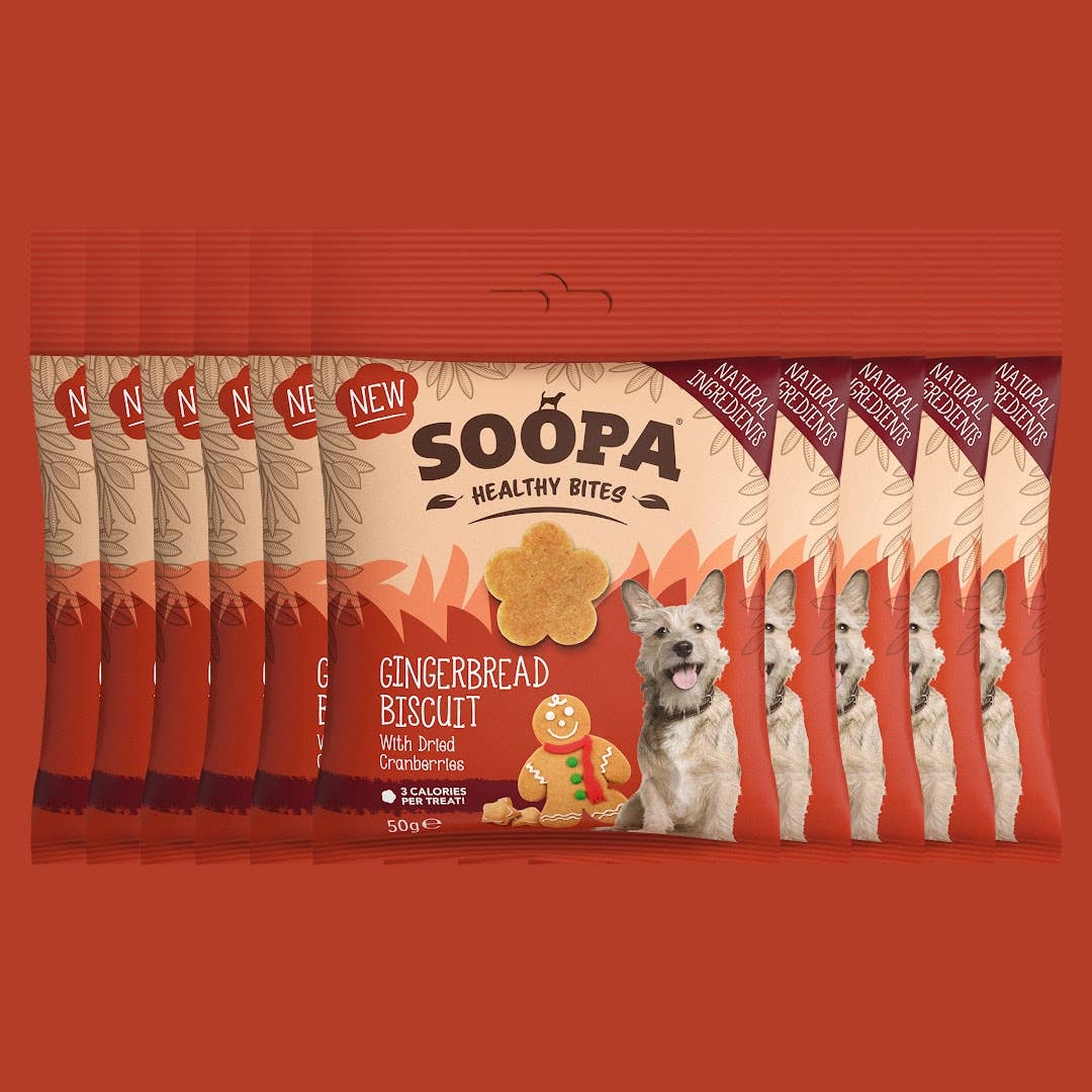 Soopa Gingerbread Biscuit Dog Treats