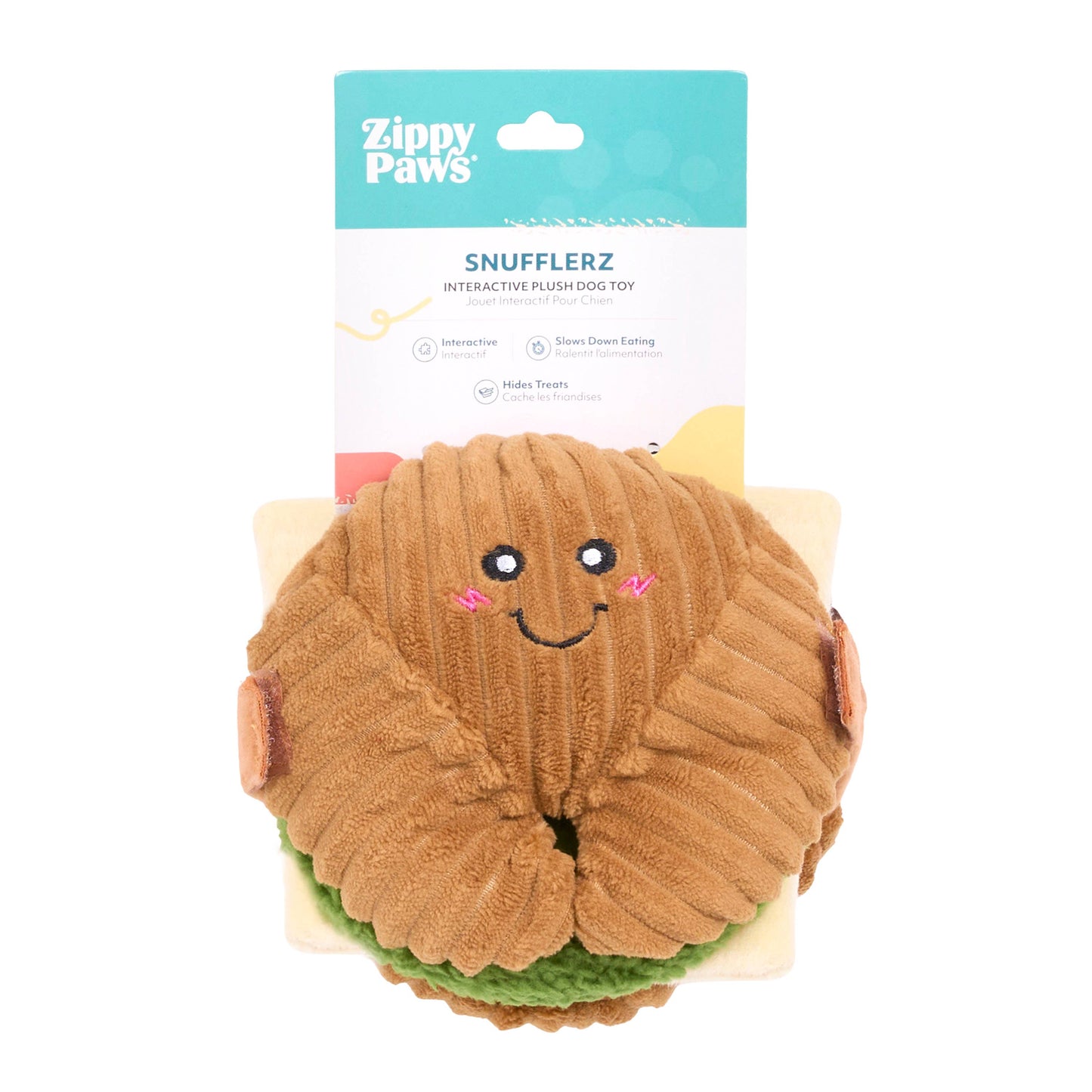Zippy Paws Snufflerz Stacks - Breakfast Sandwich