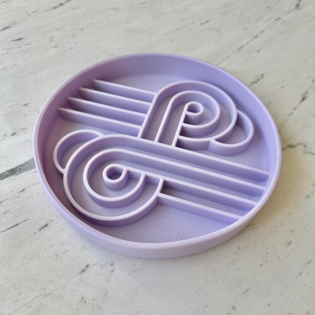 Ollie B Good | Zoomies slow feeder bowl | fig