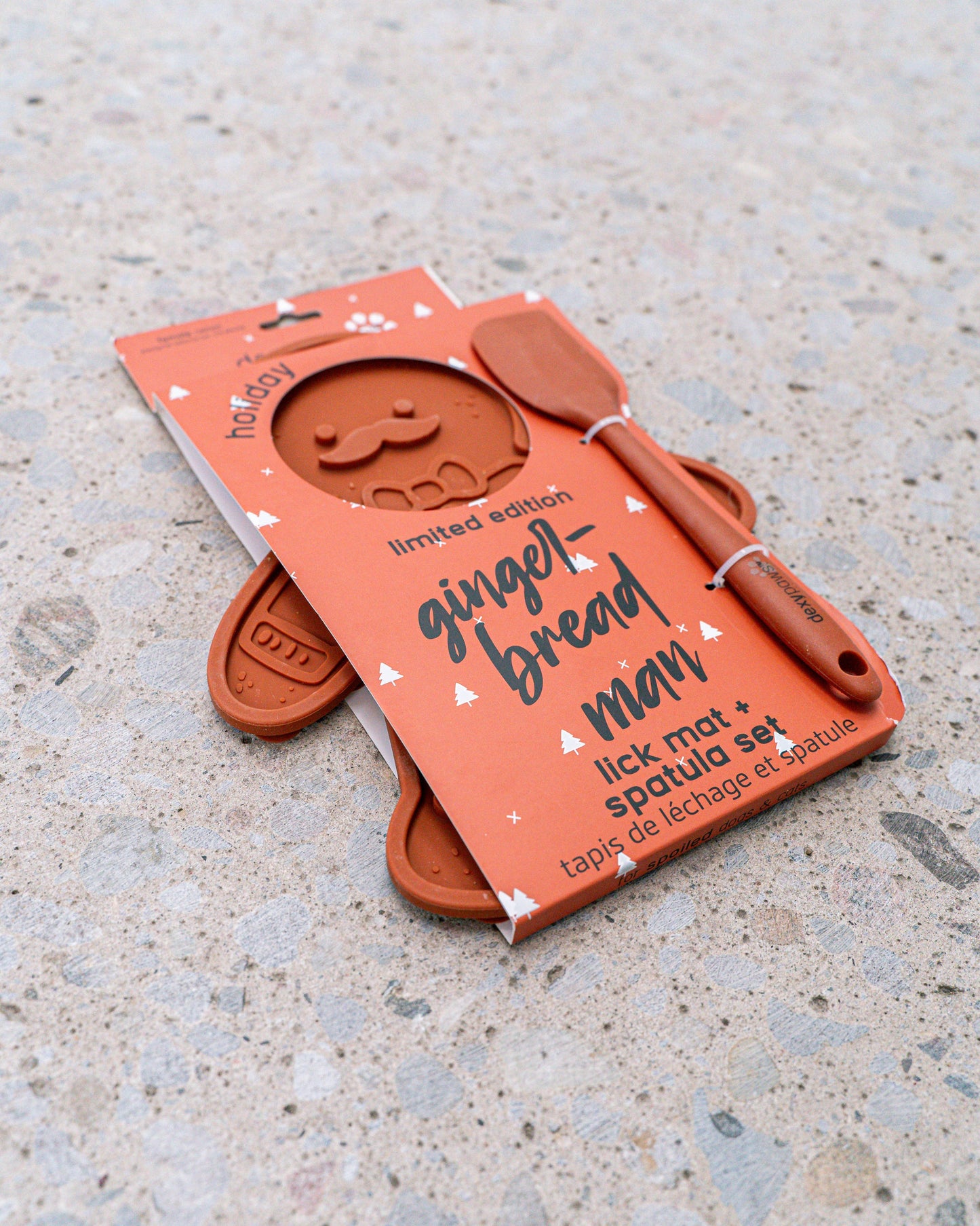 Dexy Paws Gingerbread Man & Spatula Set