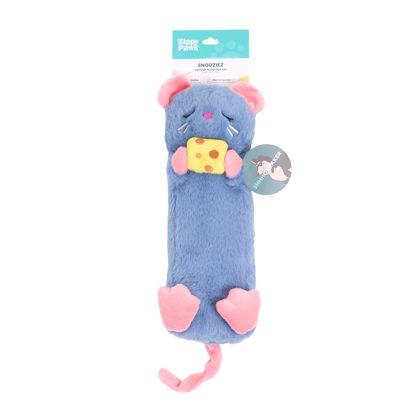 Zippy Paws Snooziez with Shhhqueaker - Mouse