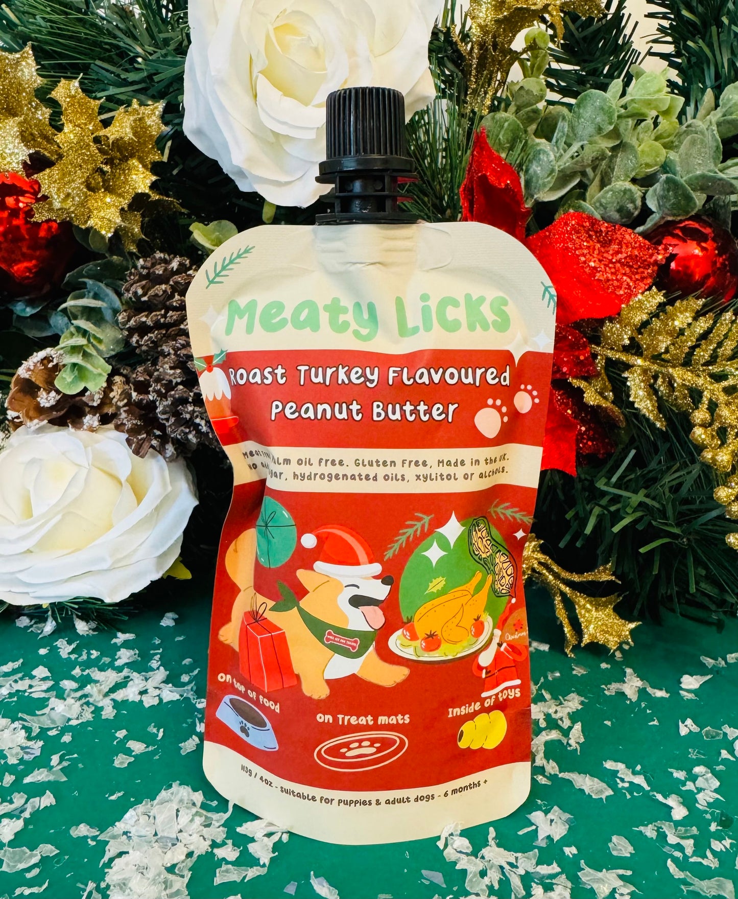 Roast Turkey Flavoured Peanut Butter Pouch