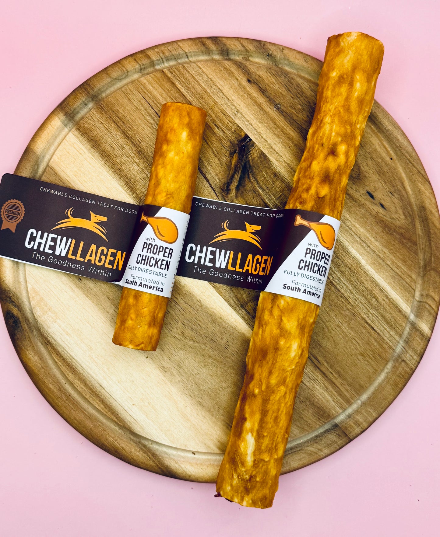 Chewllagen Chicken Collagen Rolls | Small | Large