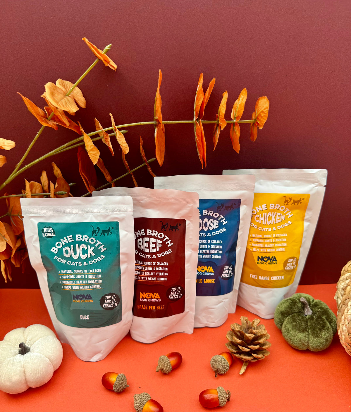 Nova Mixed Bone Broths | 4 Flavours