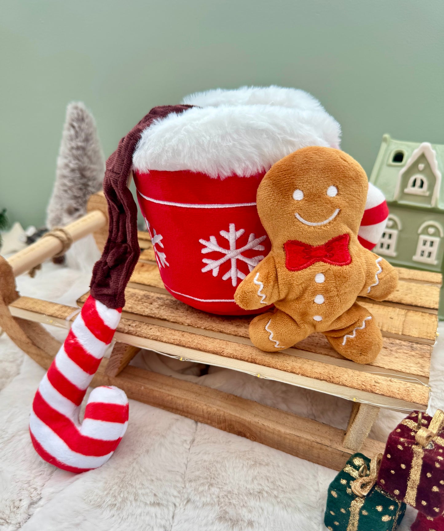 Holiday Hot Cocoa Interactive Snuffle Dog Toy