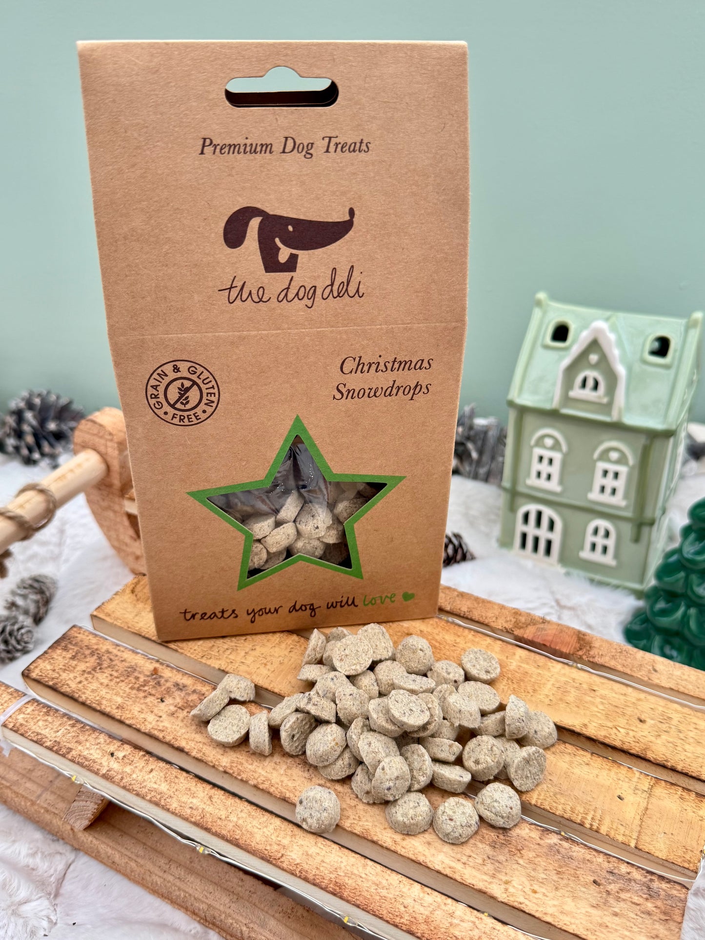 The Dog Deli Christmas Snowdrops Dog Treats