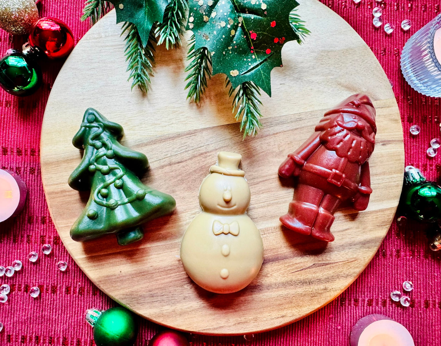 Christmas Veggie Chews - Santa, Snowman & Christmas Tree - Contains Chicken