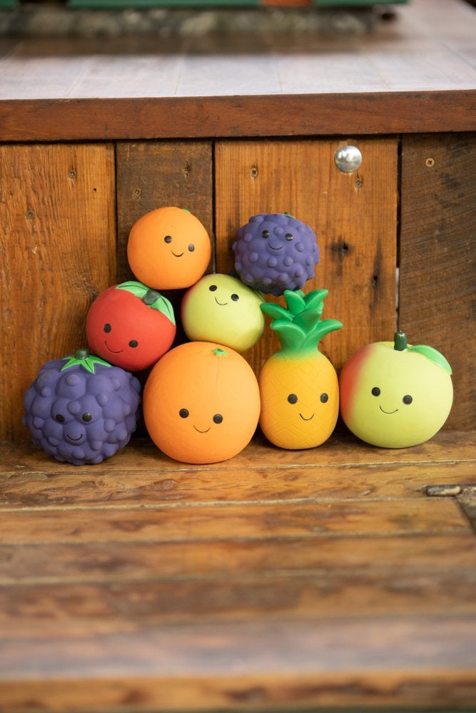 Foodie Faces Latex Toy | Orange | Small