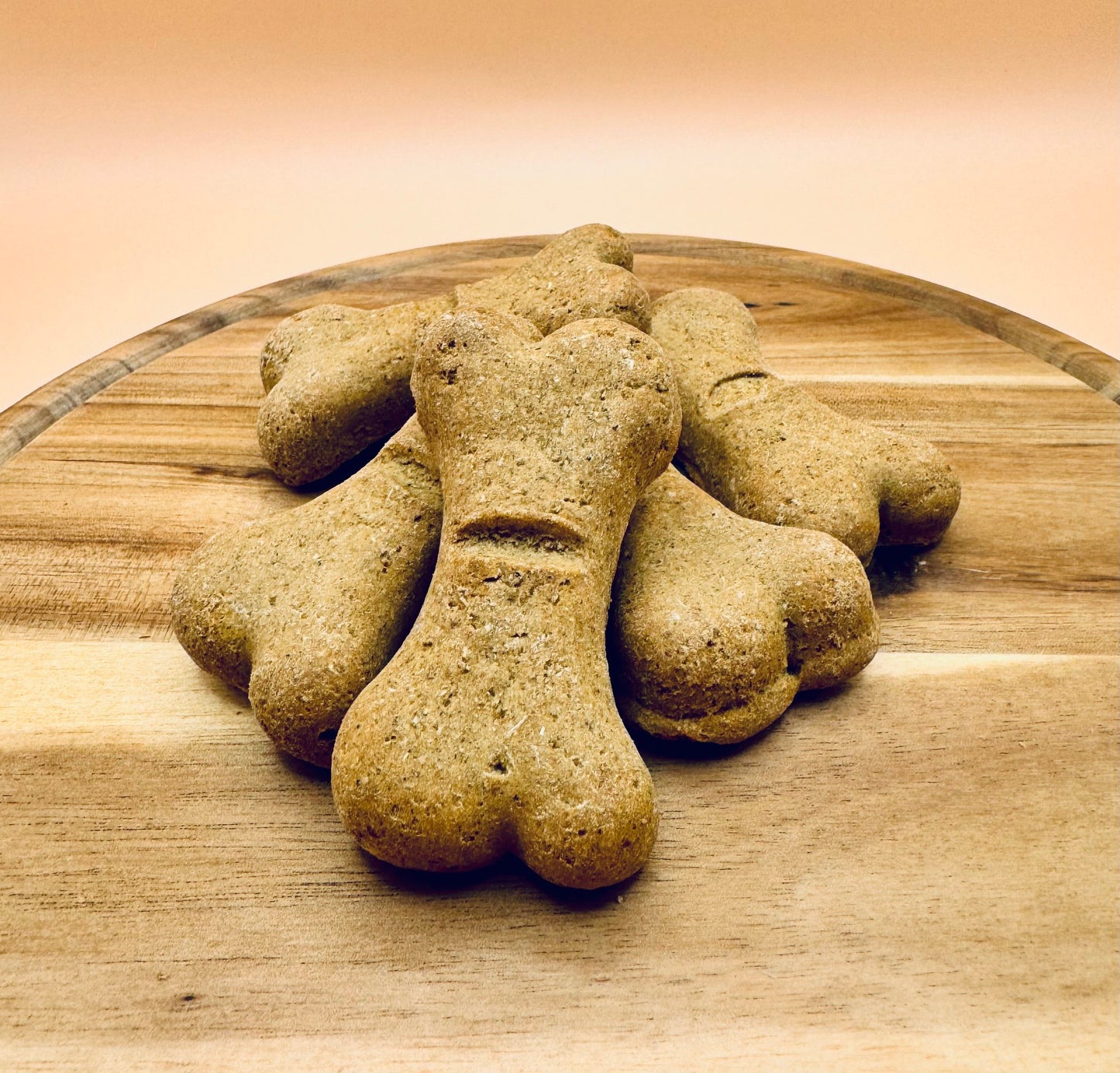 Banana & Peanut Butter Biscuit Bones