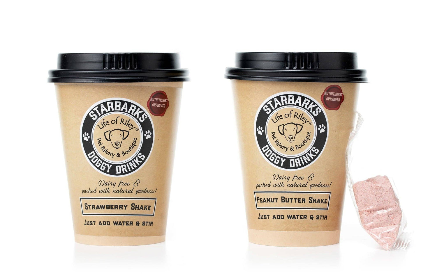 DIY Doggy Drinks - Starbarks Shakes | 2 Flavours