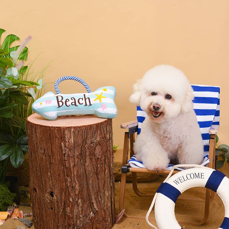 HugSmart Pet - Beach Daze | Beach Sign Rope Toy