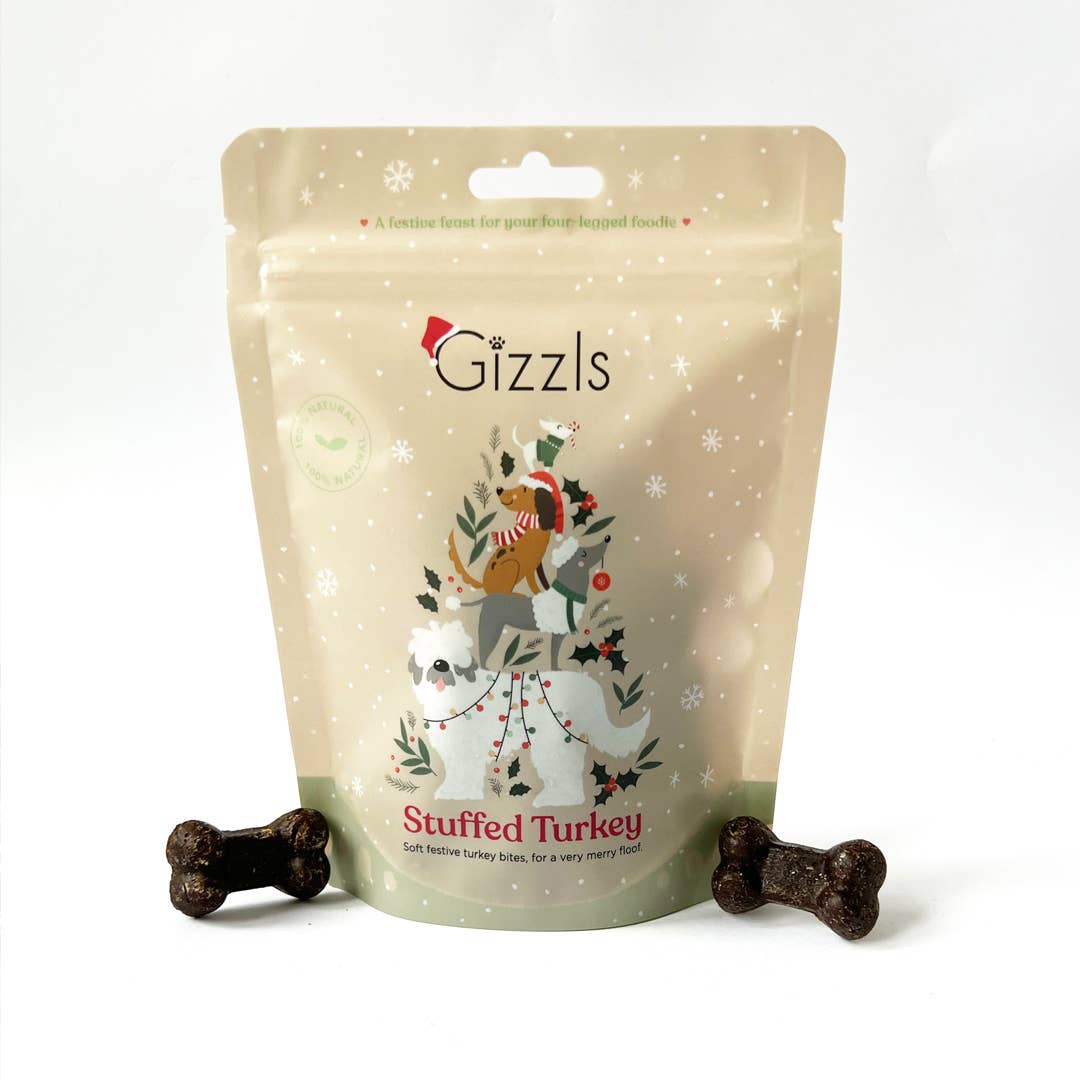 Gizzls Stuffed Turkey Christmas Dog Treats