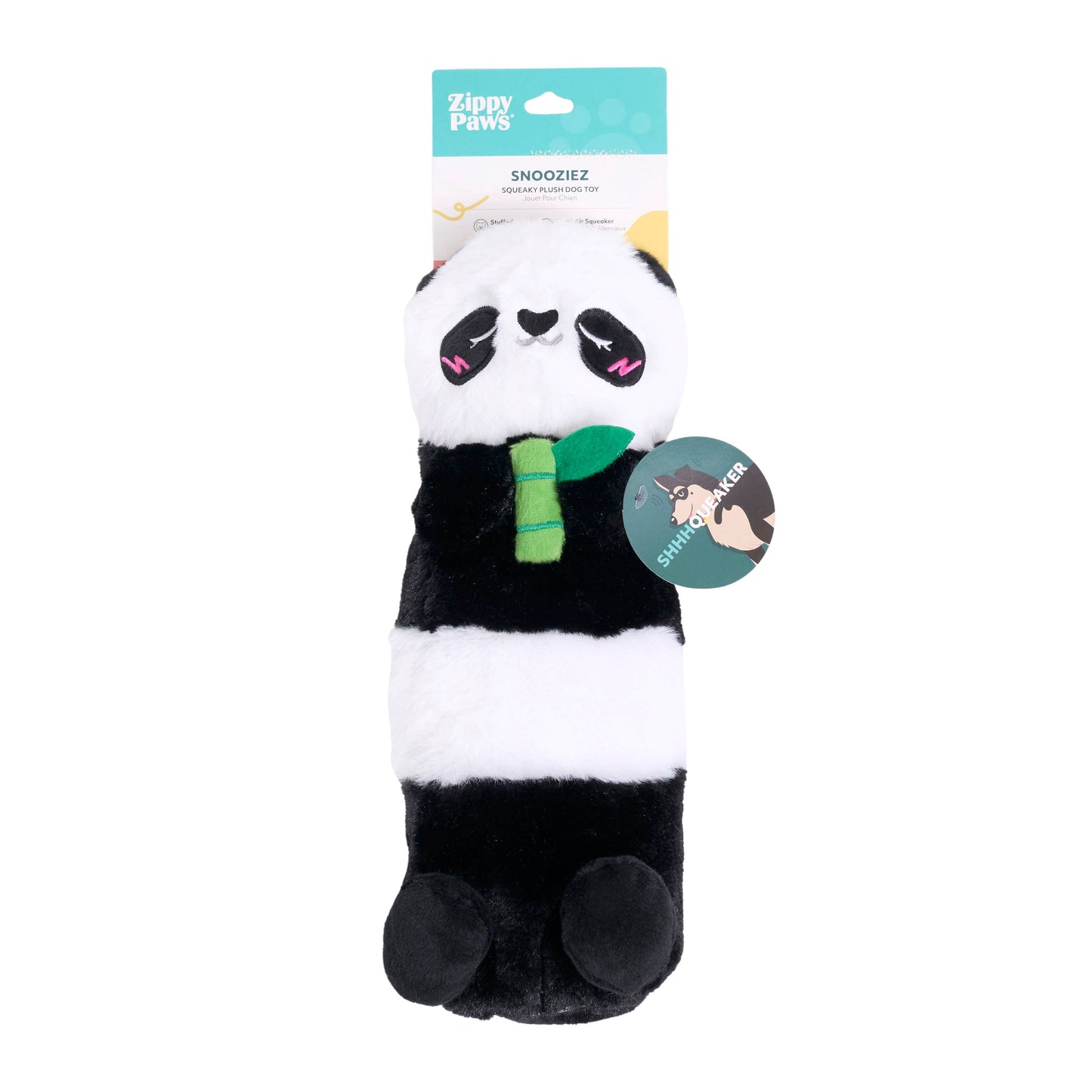 Zippy Paws Snooziez with Shhhqueaker - Panda