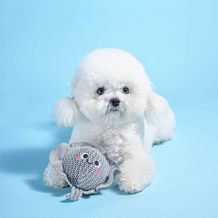 HugSmart Pet - Ocean Pals | Stingray - Dog Ball Toy