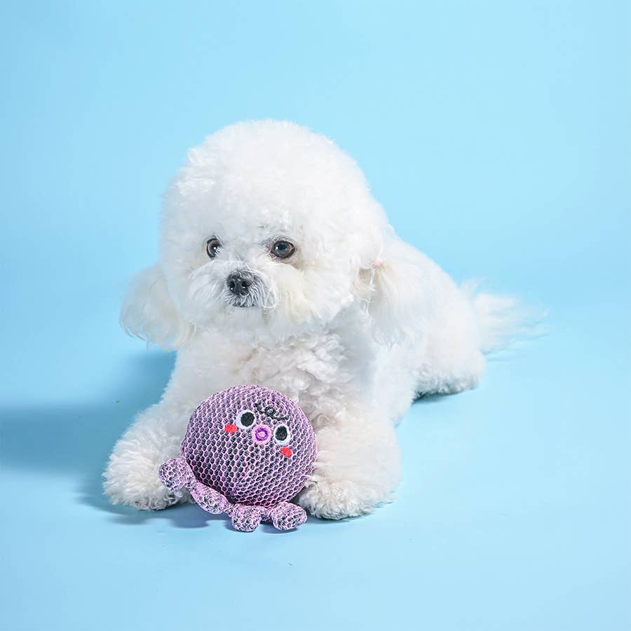 HugSmart Pet - Ocean Pals | Octopus - Dog Ball Toy