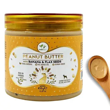 Pawfect Peanut Butter: Banana & Flaxseeds