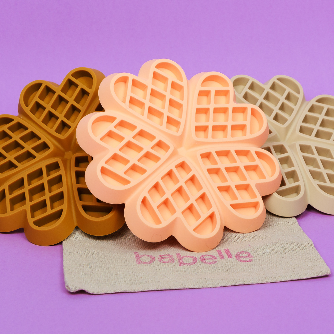 The Waffle Lickmat - Peach