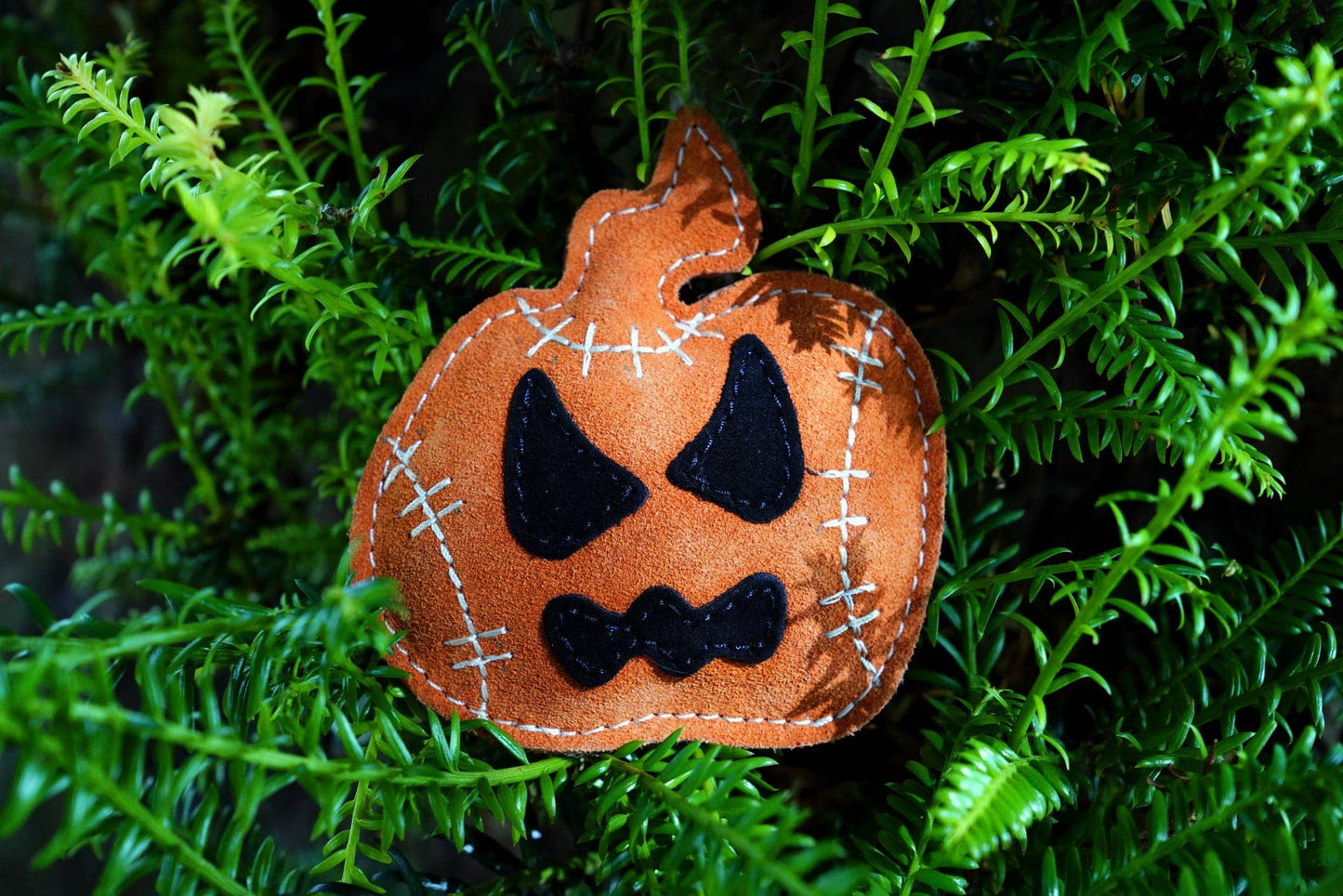 JACK THE LAD LANTERN Pumpkin shaped small breed Eco Dog Toy