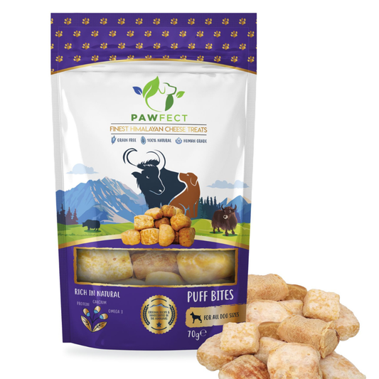 Himalayan Cheese Puff Bites for Dogs