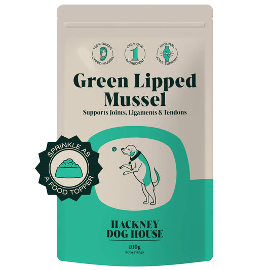 Hackney Dog House Green Lipped Mussel Powder for Dogs | 80 Servings