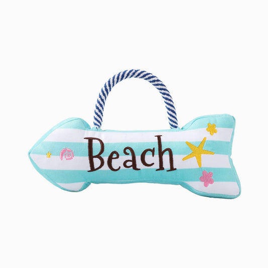 HugSmart Pet - Beach Daze | Beach Sign Rope Toy