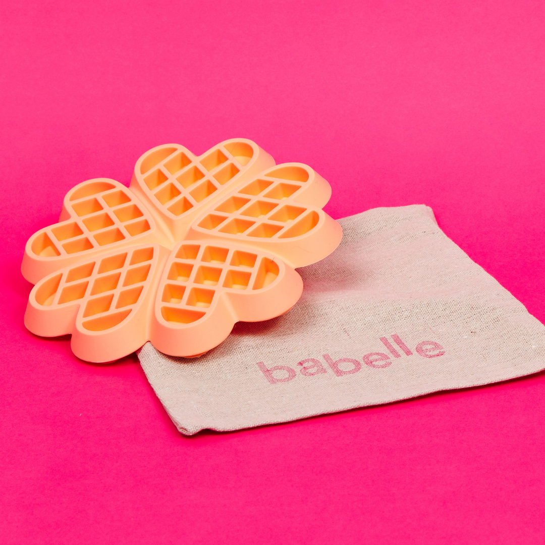 The Waffle Lickmat - Peach