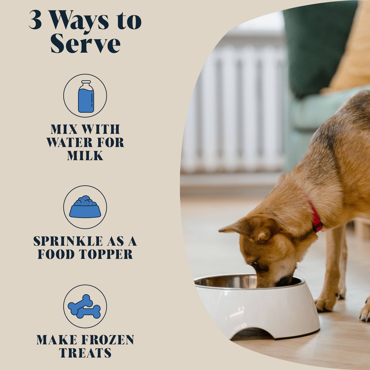 Hackney Dog House Goats Milk Powder for Dogs | Makes 6 Pints