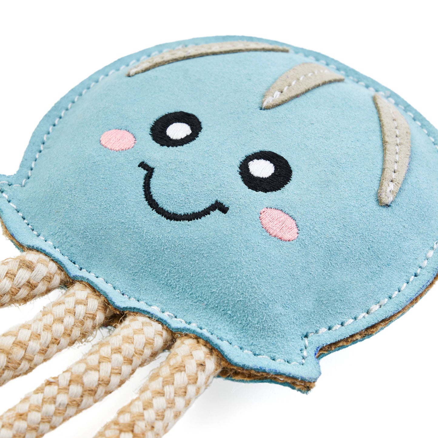EcoZippy Suede and Rope Buddies - Jellyfish