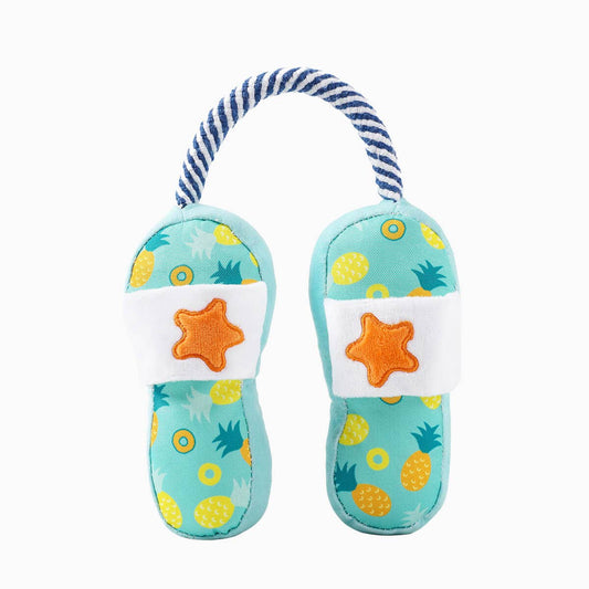 HugSmart Pet - Beach Daze | Slippers Rope Toy
