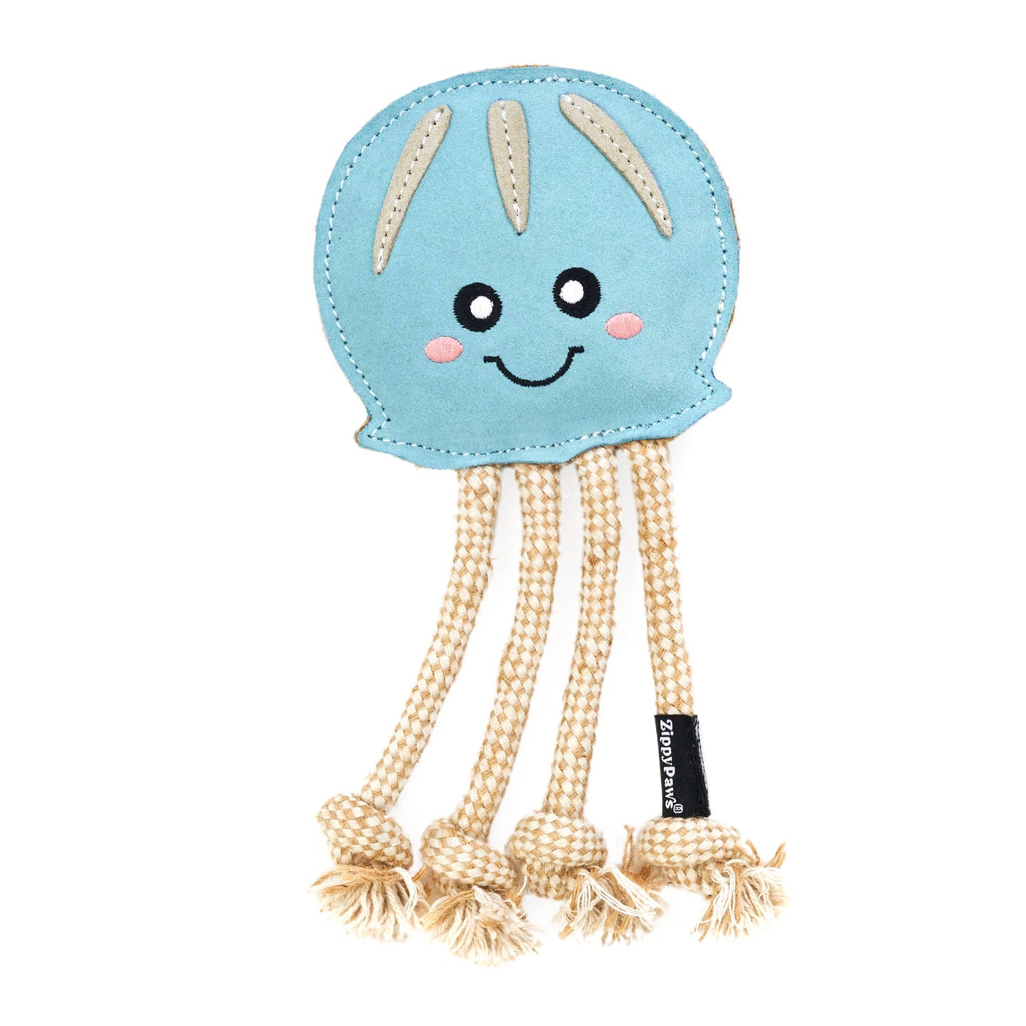 EcoZippy Suede and Rope Buddies - Jellyfish