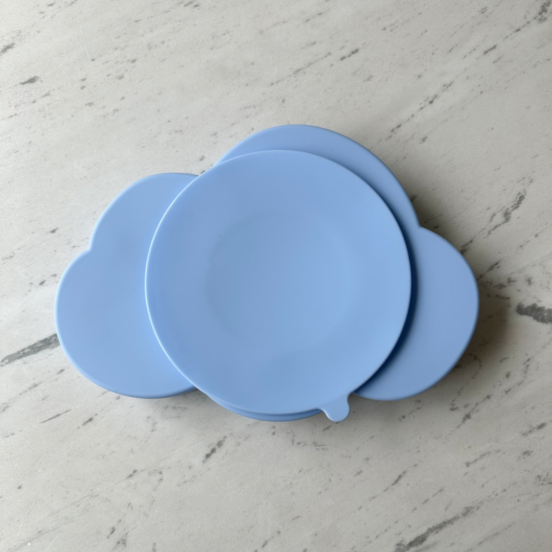 Ollie B Good | Cloud slow feeder bowl | butterfly pea