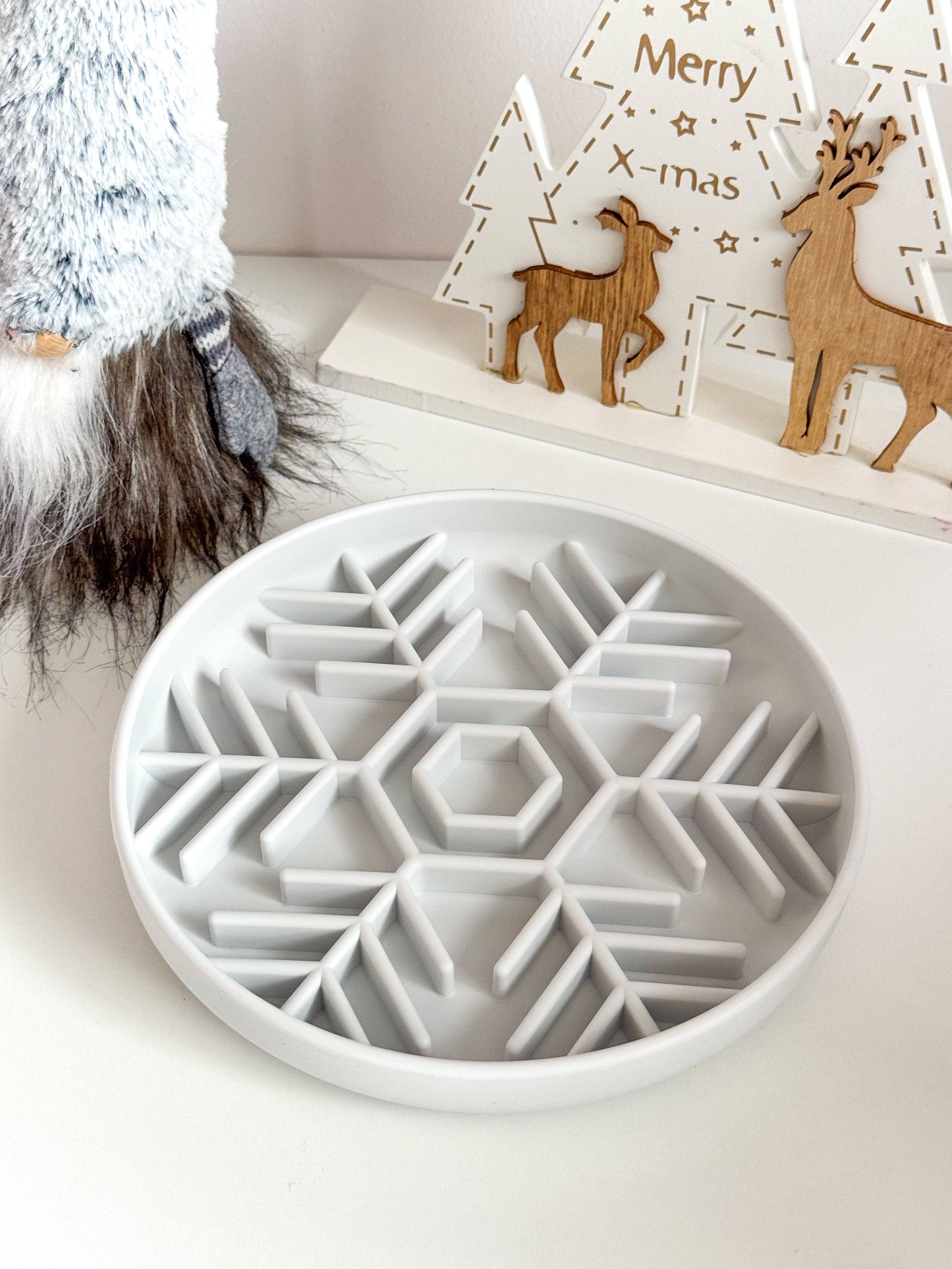 Snow Slow Enrichment Bowl | 3 Colours