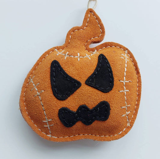 JACK THE LAD LANTERN Pumpkin shaped small breed Eco Dog Toy