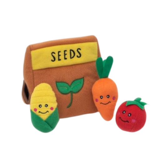 ZippyPaws Zippy Burrow - Seed Packet Burrow Toy