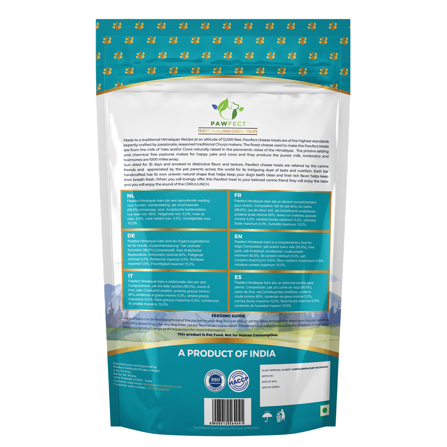 Himalayan Cheese Puff Strips for Dogs