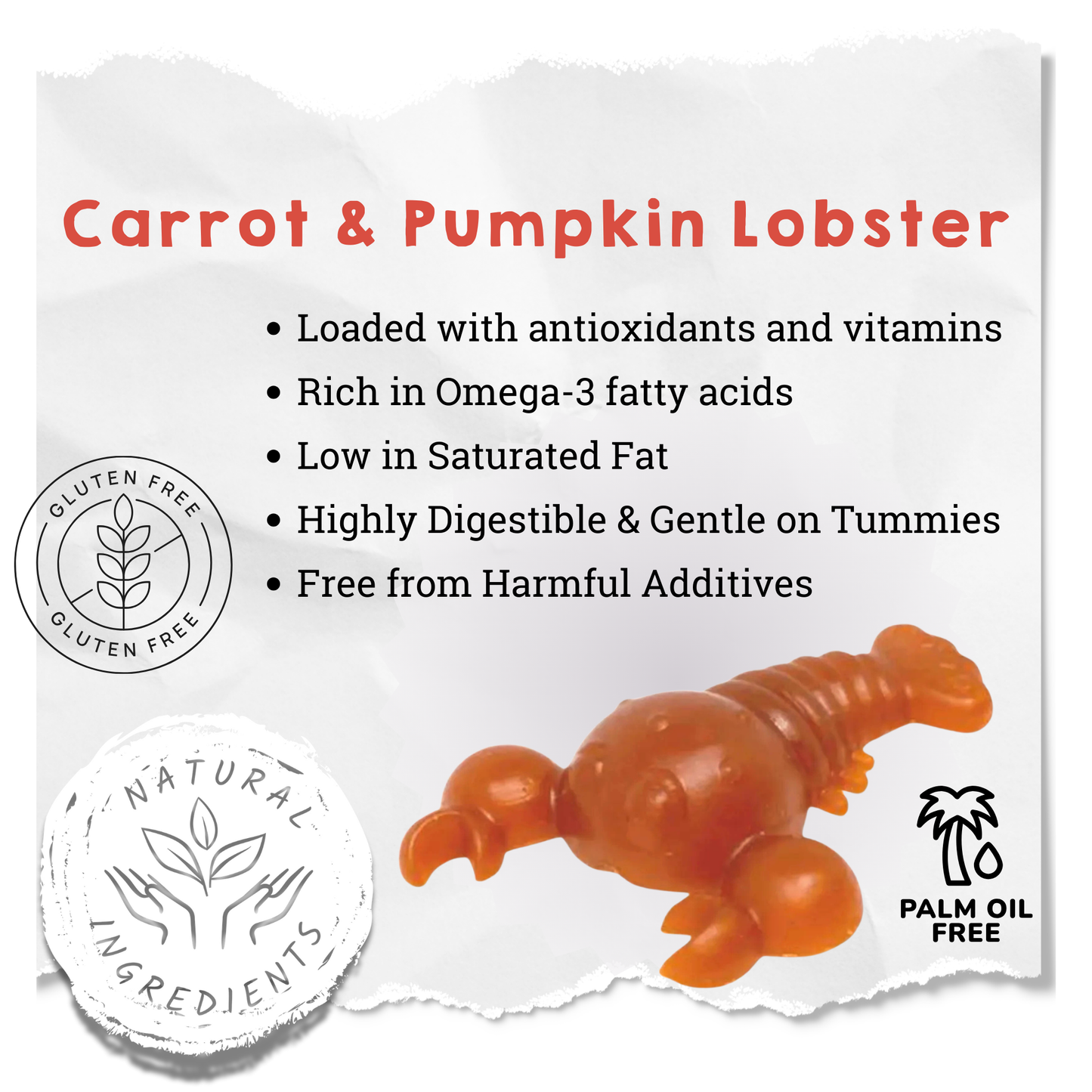 Carrot & Pumpkin Lobster Veggie Chew