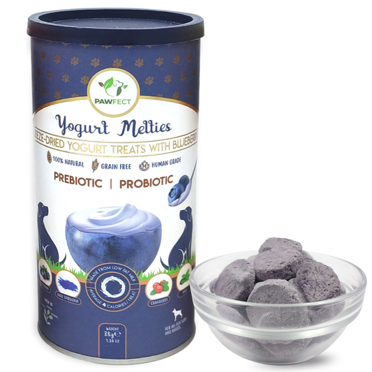 Pawfect Pre and Probiotic Dog Treats: Blueberry & Yogurt
