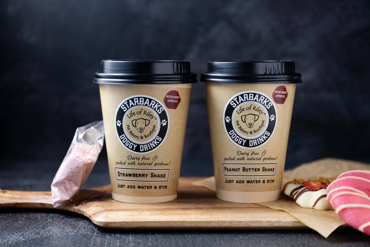 DIY Doggy Drinks - Starbarks Shakes | 2 Flavours