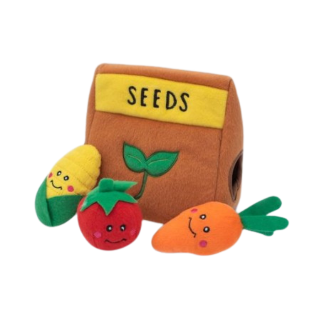 ZippyPaws Zippy Burrow - Seed Packet Burrow Toy