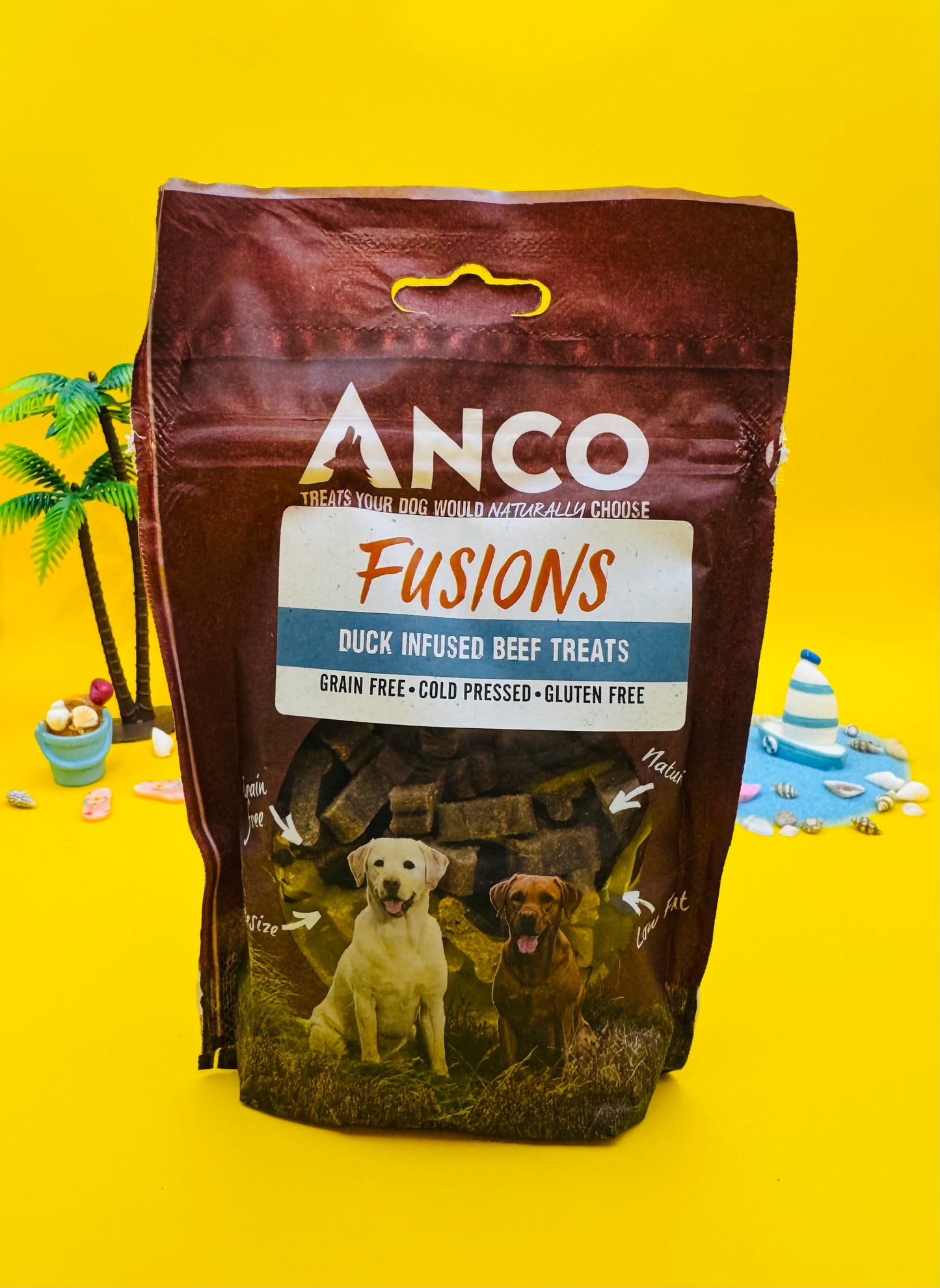 Anco Fusions Mini Bone Treats | Beef & Duck
