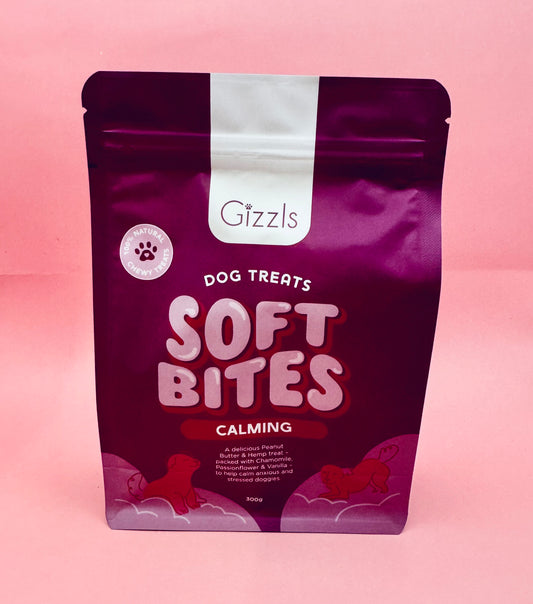 Gizzls Soft Bites Calming Hemp Dog Treats