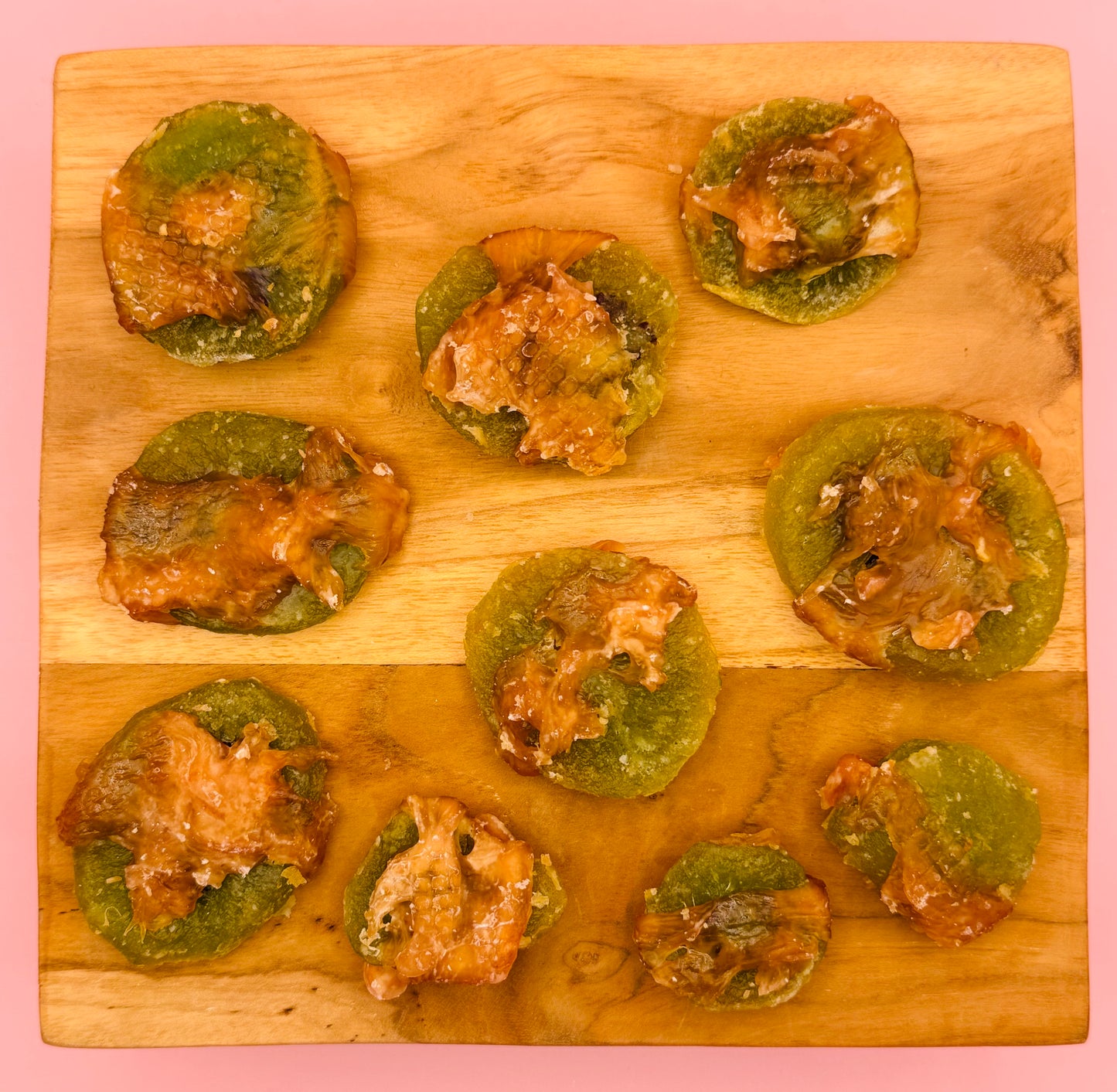 Chicken Wrapped Kiwi Slices