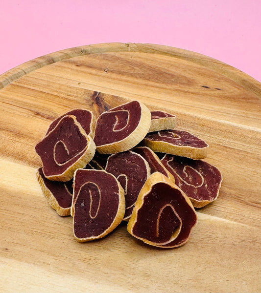 Beef and Cod Sushi Roll Ups