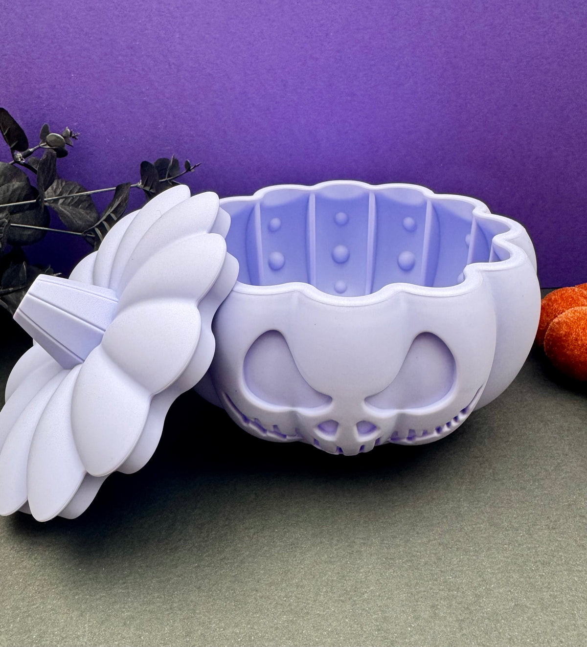 Pumpkin Spooky Feeding Bowl for Dogs | 2 Colours
