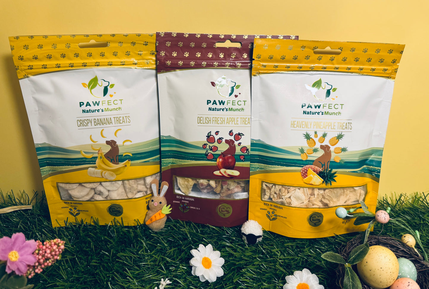 Pawfect Nature's Munch Freeze Dried Tangy Pineapple Treats