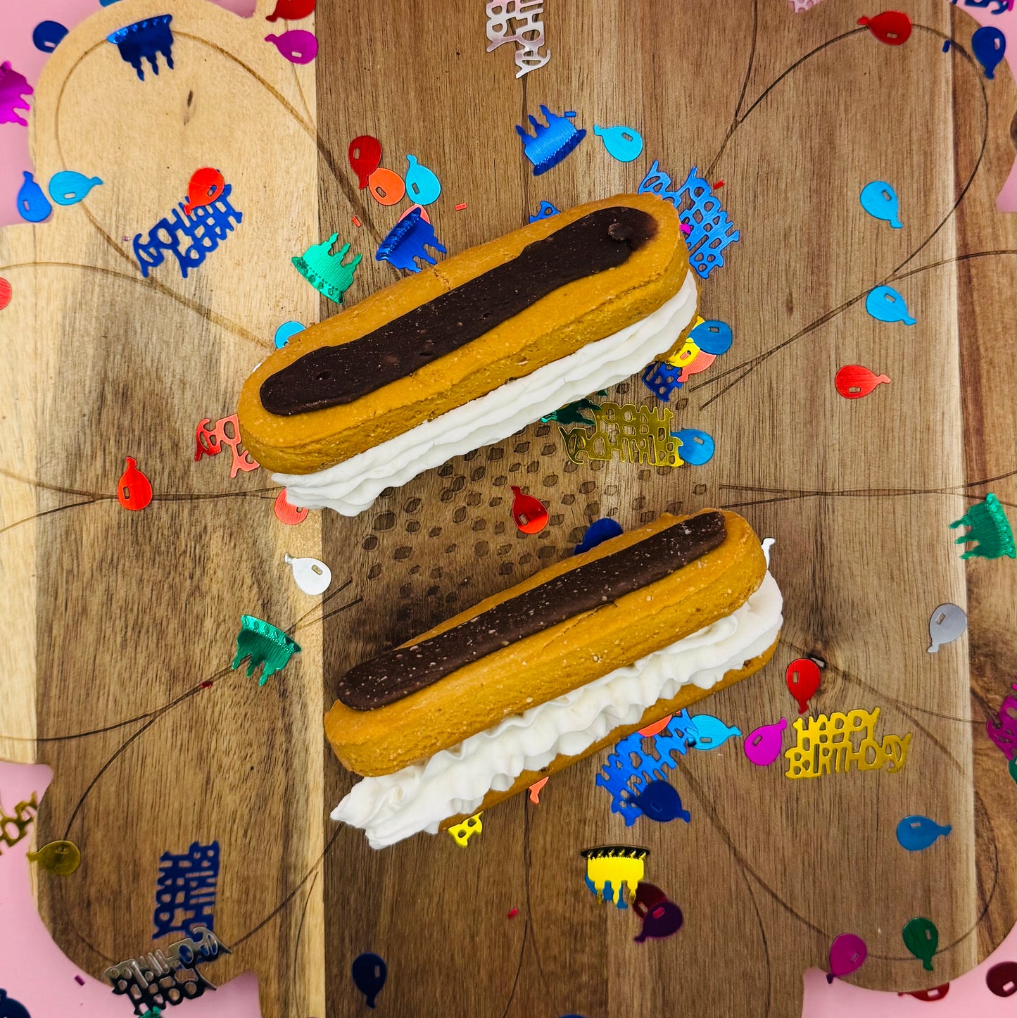 Doggie Eclairs - Grain Free Dog Cake