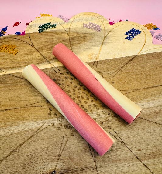 Strawberry & Coconut Twisted Sticks