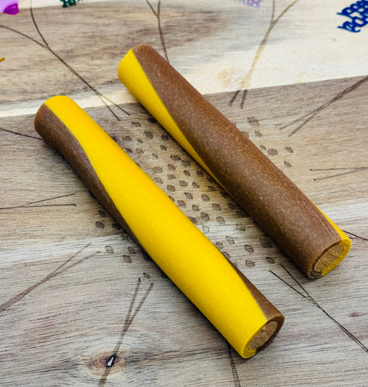 Peanut & Banana Twisted Sticks