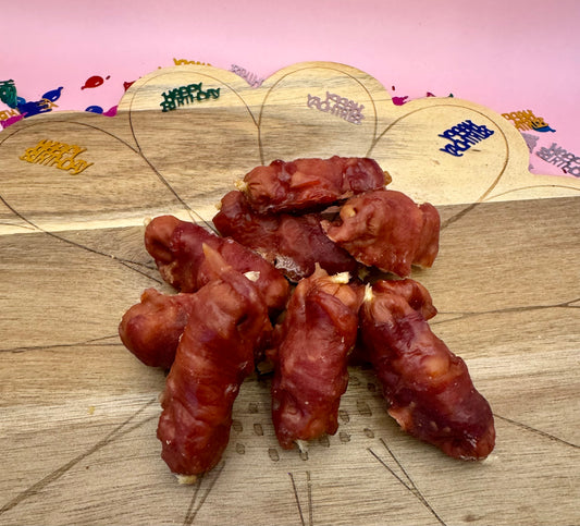 Duck Wrapped Chicken Sausages