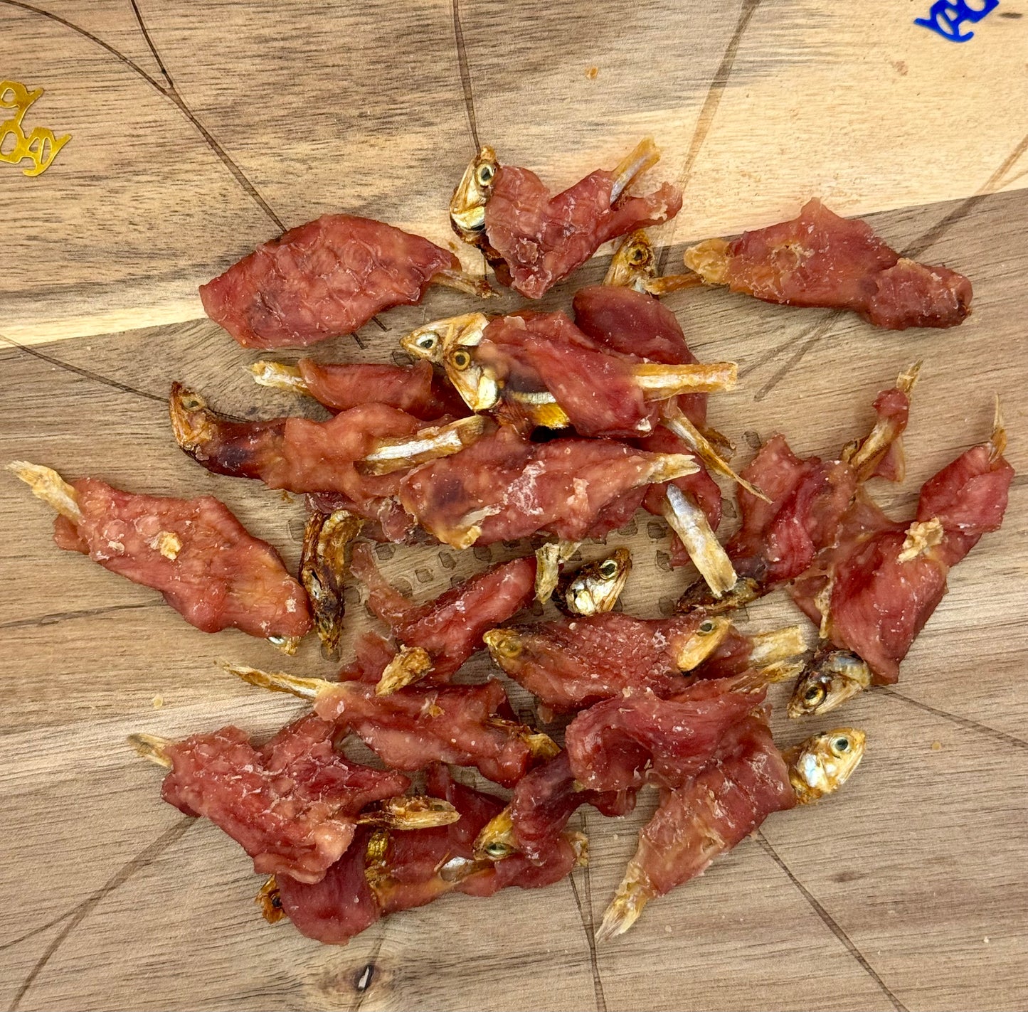 Fish Sprats Wrapped in Duck